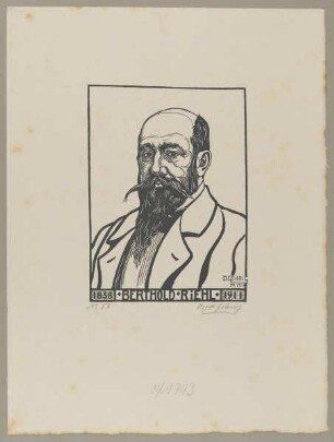 Bildnis des Berthold Riehl