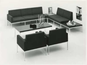 Anbauprogramm Sessel "Mod. 15 / 45", "Mod. 16 / 35", "Mod. 16 / 55", "Mod. 16 / 65" und Tisch "Mod. 29 / 02" von Ernst Moeckl