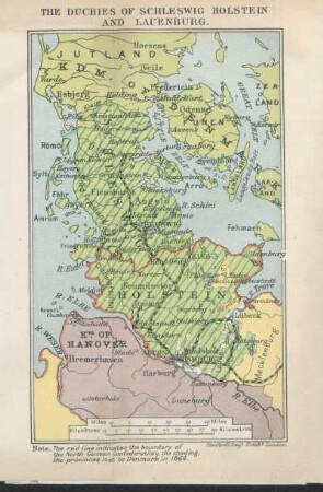 The Duchies Of Schleswig Holstein And Lauenburg.
