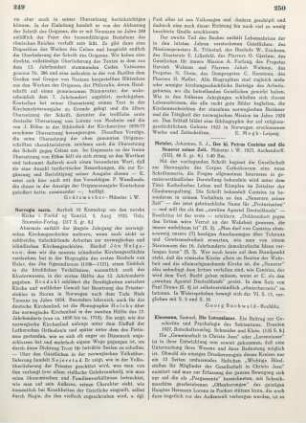 250-251 [Rezension] Kleemann, Samuel, Die Lorenzianer