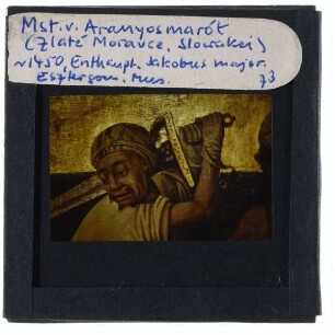 Meister von Aranyosmarót, Enthauptung des Jakobus der Ältere : Detail
