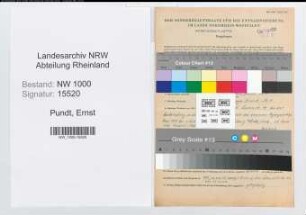 Entnazifizierung Ernst Pundt, geb. 03.01.1904 (Arbeiter)