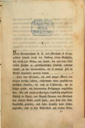 Kleine Romane, 1