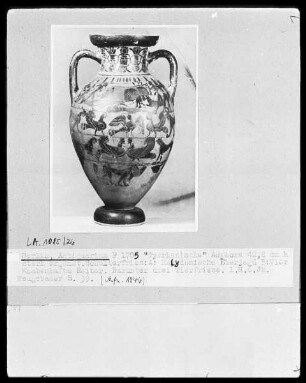Tyrrhenische Amphora — Kalydonische Eberjagd