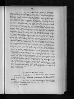 Sitzung am 13. März 1917.