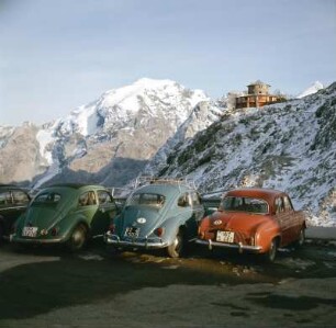 Südtirol, Ortler : Südtirol. Stilfser Joch, im Hintergrund der Ortler