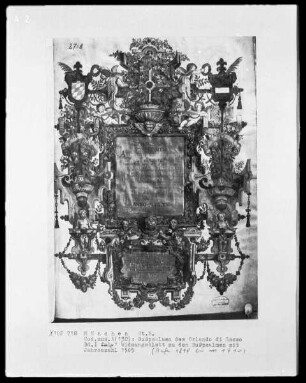 Bußpsalmen des Orlando di Lasso — Titelblatt mit Rahmen
