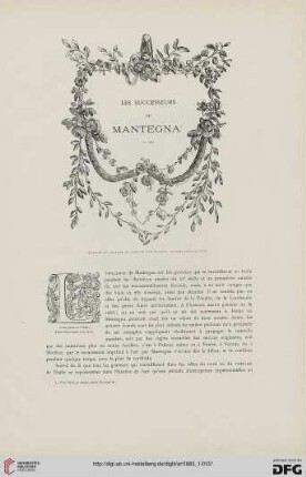 9: Les successeurs de Mantegna, [1]