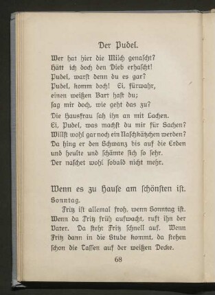 Wenn es Hause am schönsten ist.