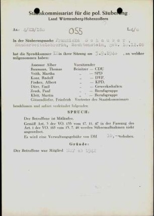 Schauber, Franziska