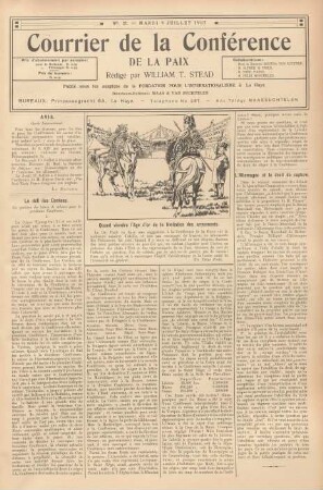 No. 21. Mardi 9 Juillet 1907