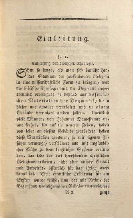 Biblische Theologie, 1. 1801 XXVIII,388 S.