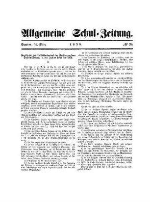 Fortschritte des Volksschulwesens im Großherzogthum Sachsen-Weimar in den Jahren 1849 - 1854