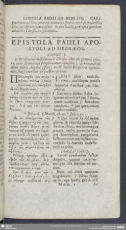 Epistola Pauli Apostoli Ad Hebraeos