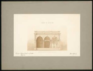 Übung Antike Baukunst: Loggia Alexandra, Potsdam. Ansicht