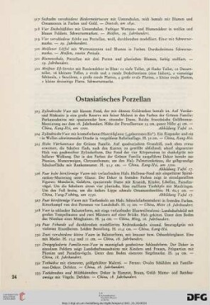 Ostasiatisches Porzellan (Nr. 323-433)