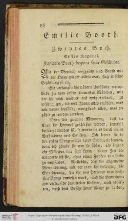 Emilie Booth: Zweytes Buch