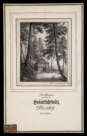 Das Häuschen auf dem Heinrichstein
