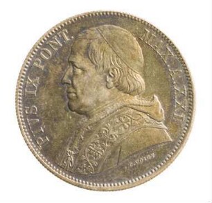 Münze, 5 Lire, 1867