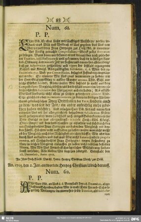 Num. 62. P. P.