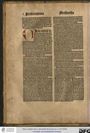 Circa initium libri predicamentorum Arestotelis queritur primo utrum de predicamentis sit scientia rationalis ab aliis partibus logice distincta, arguitur primo quod non...