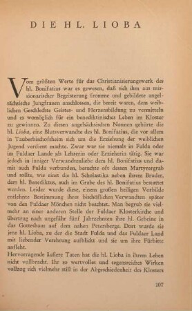 Die Hl. Lioba