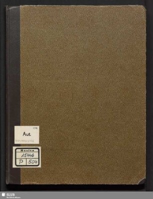 Instrumental pieces - Mus.15446-P-504 : strings, brasses, stck