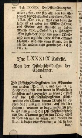 490-498, Die LXXXIIX. - LXXXIX. Tabelle