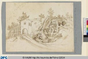 Italienische Wassermühle