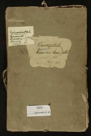 Grundsteuerzettel der Ortseinwohner Grünwinkel