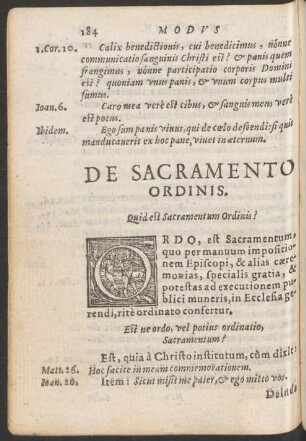 De Sacramento Ordinis.