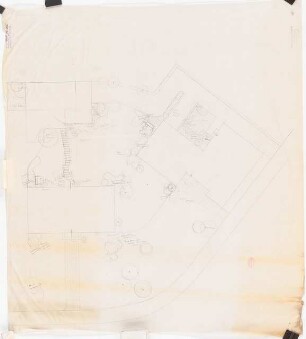 Garten Schorkopf, Pritzwalk: Lageplan mit Pflanzplan