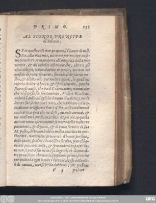 Al Signor Prencipe di Salerno.