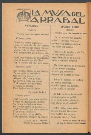 La musa del arrabal