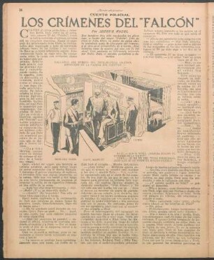 Los crímenes del "Falcón" : Cuento policial