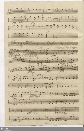 1778. Aria: Scalza al suon di rozze avene / Seydelmann, F.