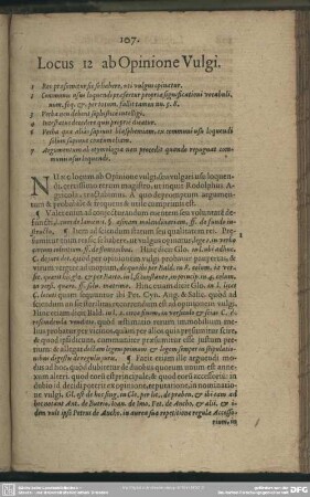 Locus 12. ab Opinione Vulgi
