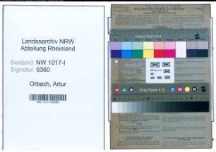 Entnazifizierung Artur Orbach , geb. 29.04.1910 (Architekt)