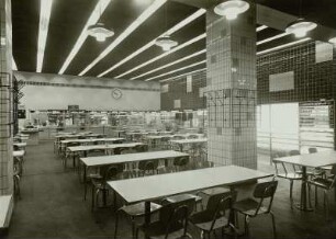 Dresden, Hauptbahnhof, Inneres, Selbstbedienungsgaststätte (früher Wartesaal auf der Südseite der Halle)