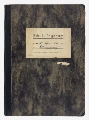 Schul-Tagebuch der 8. Klasse zu Schwarzenholz