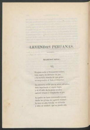 Leyendas peruanas. : Manco-Cápac.