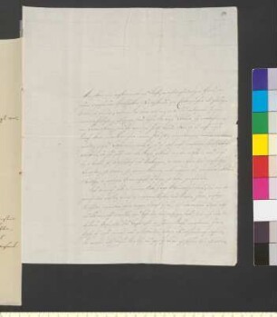 Brief von Jessen, Peter Willers an Goethe, Johann Wolfgang von