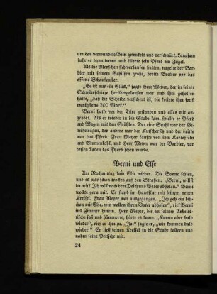 Berni und Else