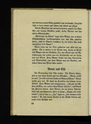 Berni und Else