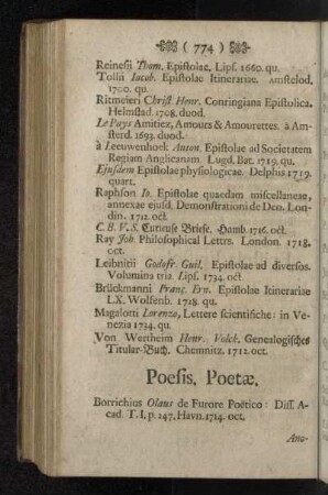 Poesis. Poetæ.