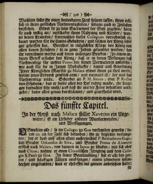 Das fünffte Capitel. - Das zehende Capitel.