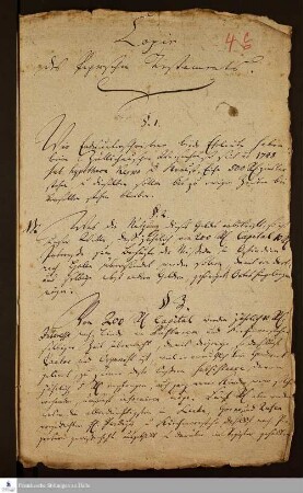 Testament von Johann Christoph Piper und Louisa Sophia Piper.
