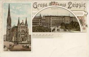 Gruss aus Leipzig: Peterskirche, Reichsbank