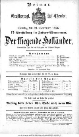 Der fliegende Holländer