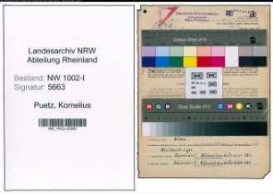 Entnazifizierung Kornelius Puetz, geb. 12.09.1900 (Arbeiter)